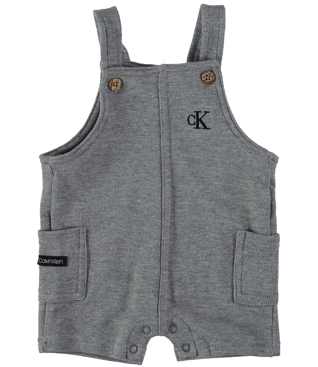 Calvin Klein Boys 0-9 Months 2-Piece Knit Shortall Set