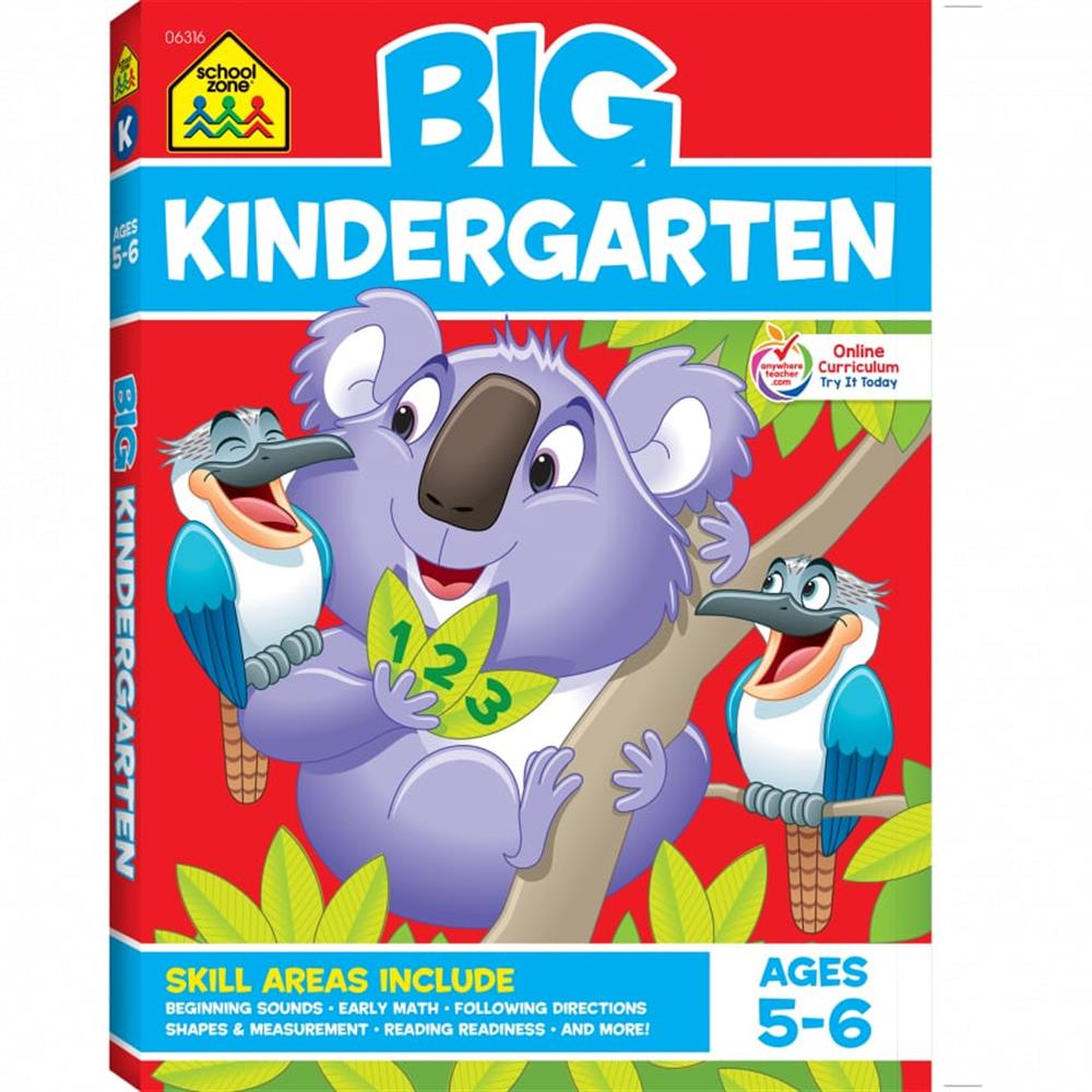 School Zone Big Kindergarten Workbook