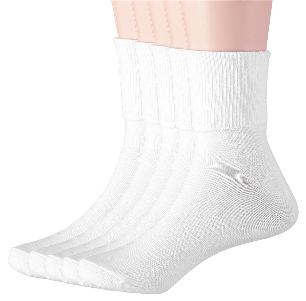 Winners Choice Girls Cuff Socks - 5 Pack