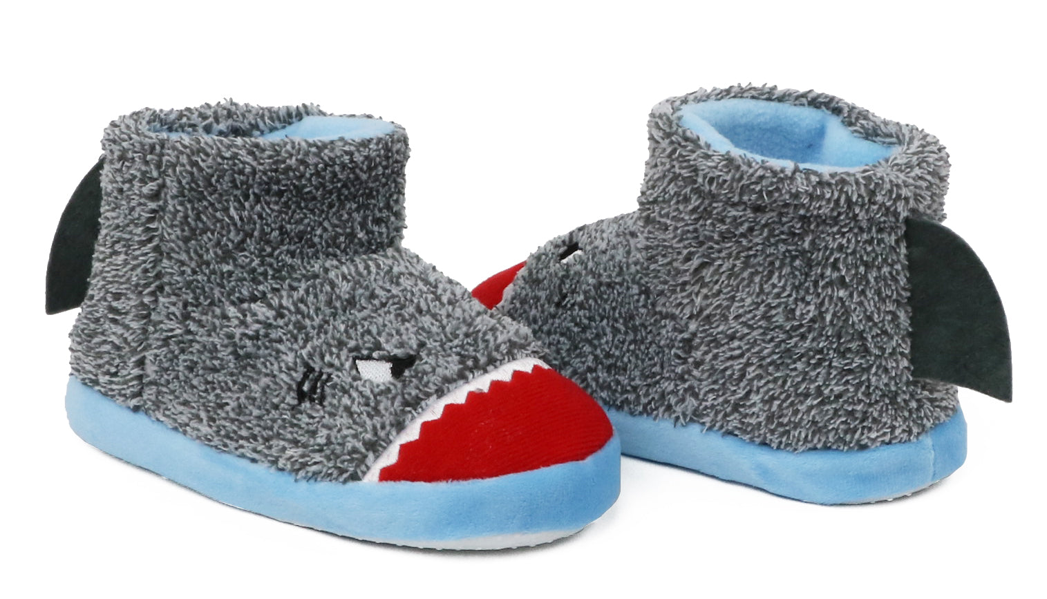 Zac & Evan Boys 2T-4T Plush Animal Slipper