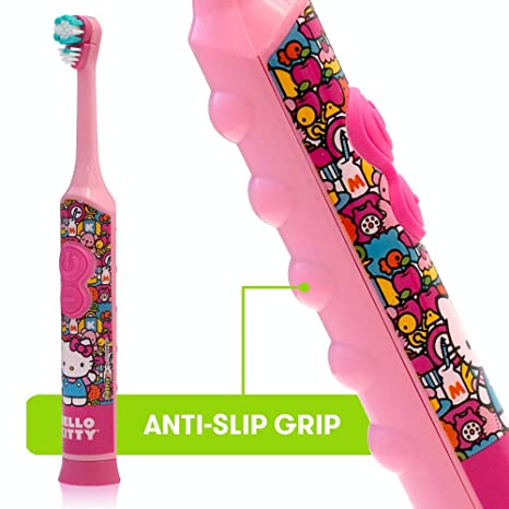 Hello Kitty Battery Power Rotary Toothbrush with Sanitary Character Cap