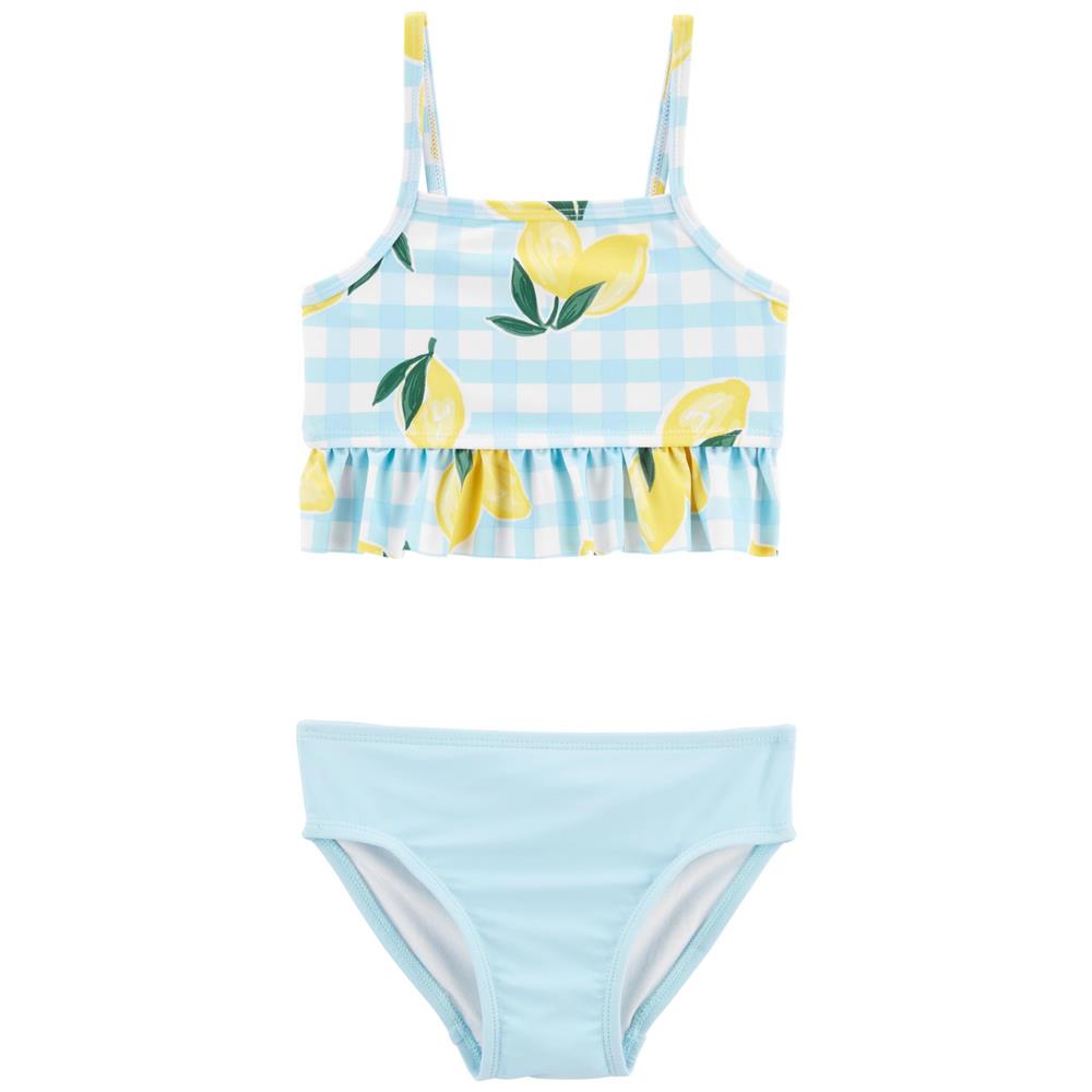 Carters Girls 2T-5T 2-Piece Lemon Tankini