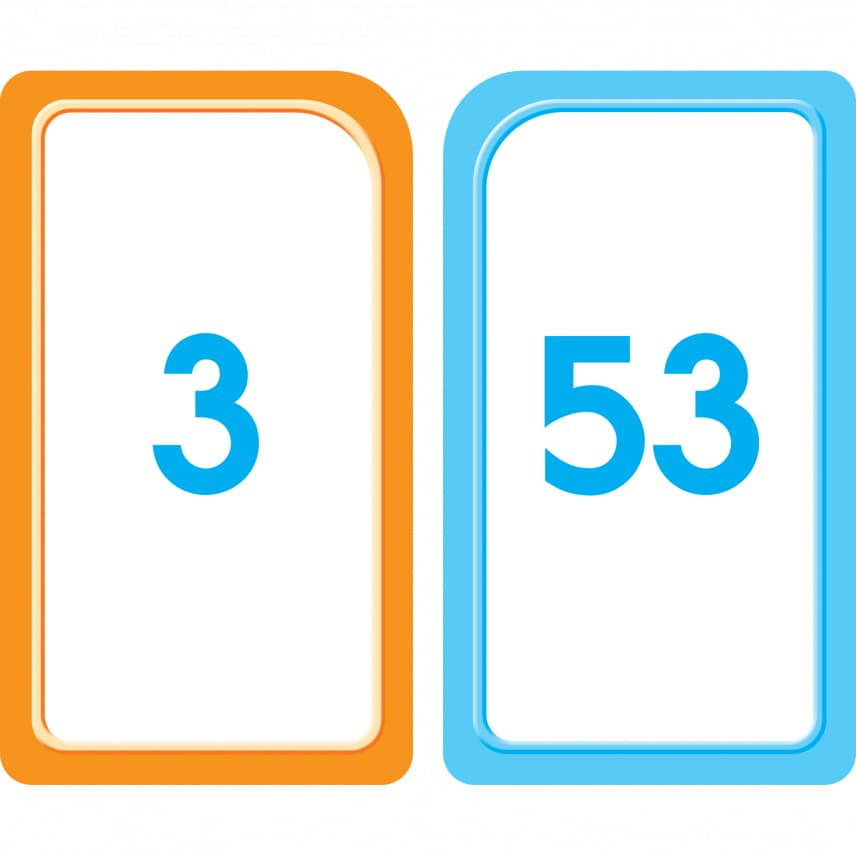 School Zone Numbers 1-100 Flash Cards