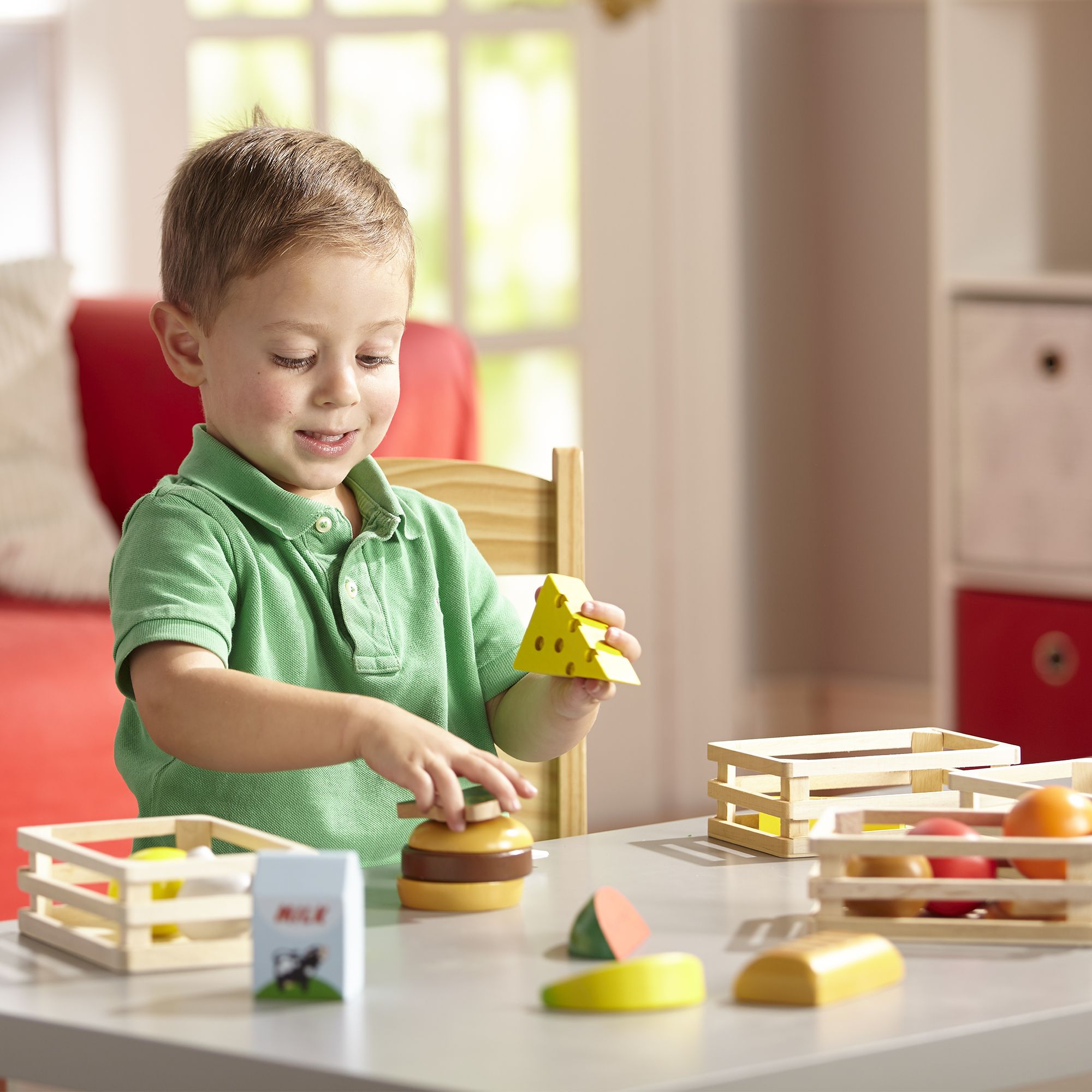 Melissa and Doug Food Groups - Wooden Play Food