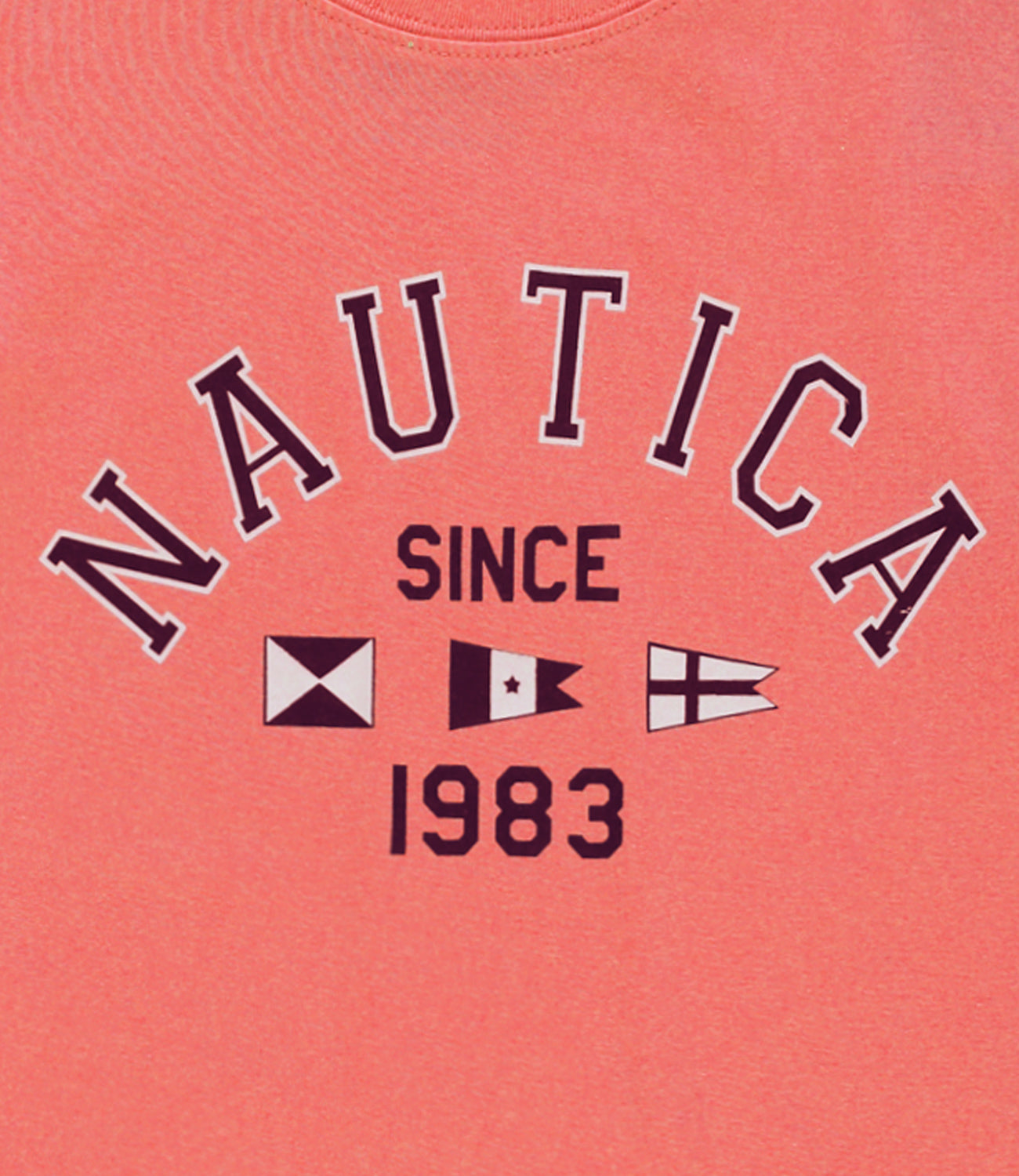 Nautica Boys 8-20 Logo Flag T-Shirt