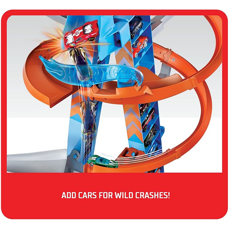 Mattel Hot Wheels Sky Crash Tower Trackset