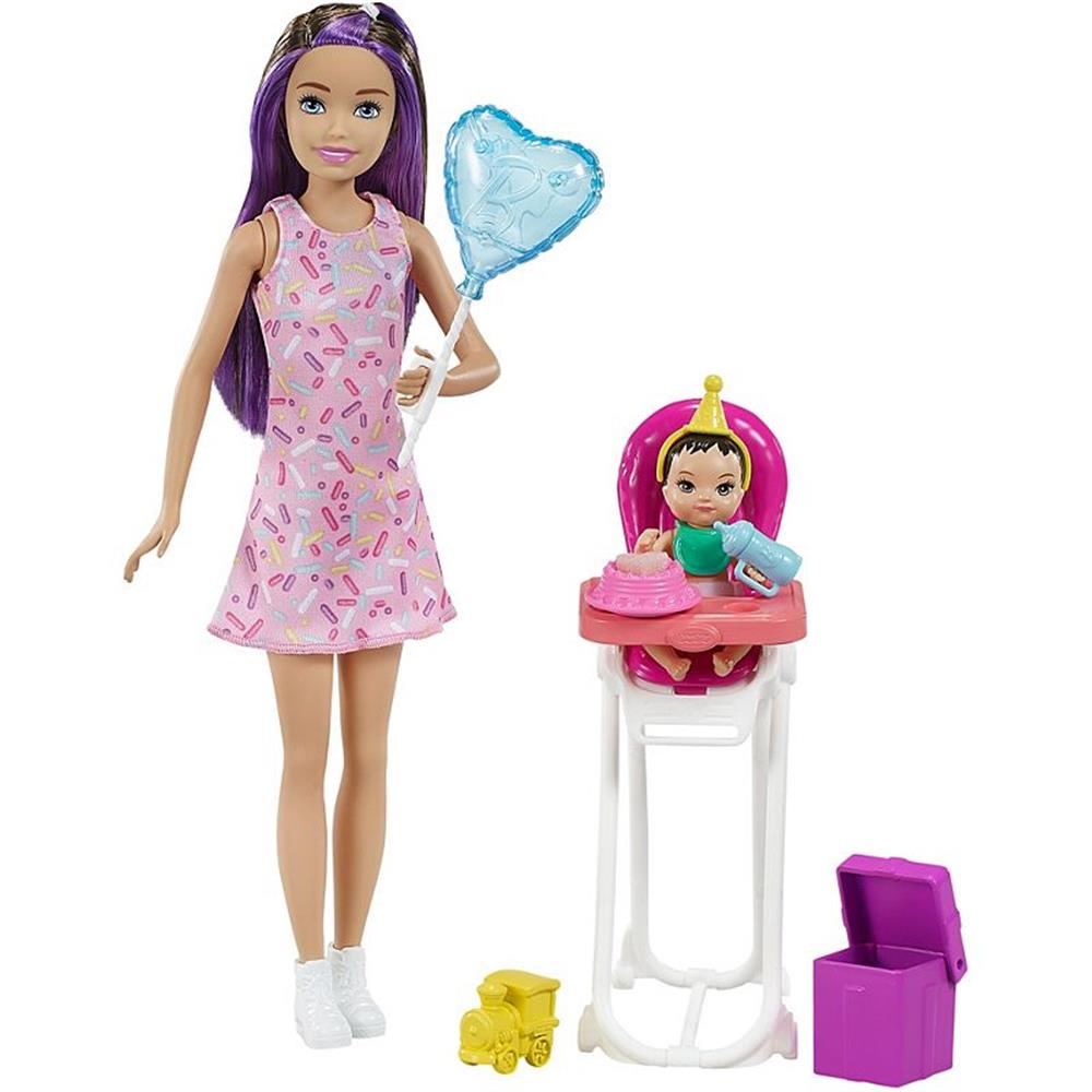 Mattel Barbie Skipper Babysitters Inc. Dolls & Playset with Babysitting Skipper Doll