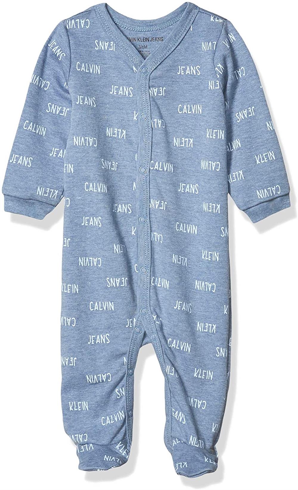 Calvin Klein Boys 0-9 Months Logo Sleep and Play