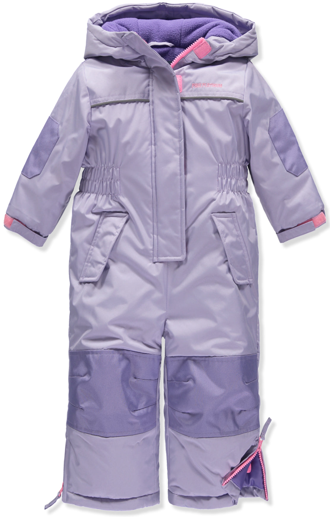 Pink Platinum Girls 4-6X Snowmobile Snowsuit