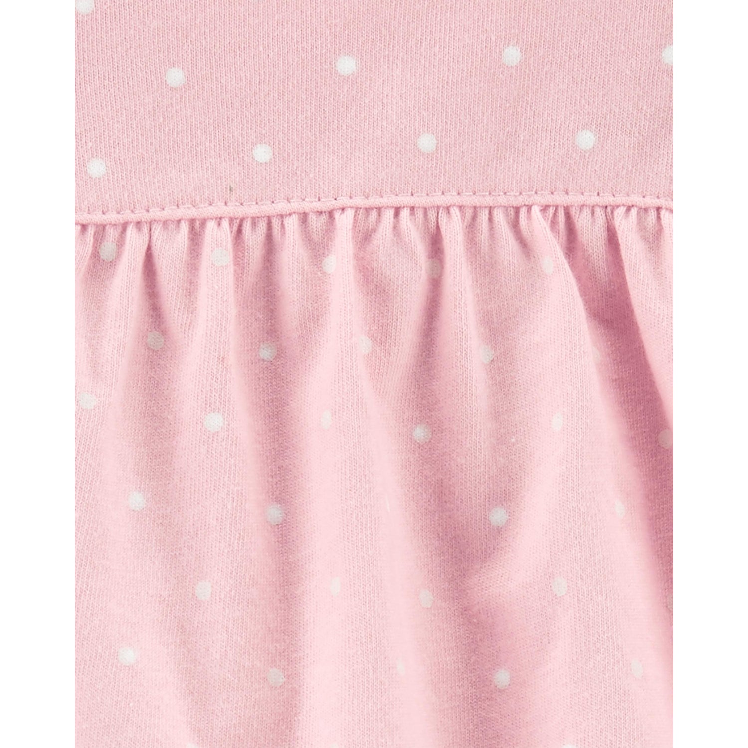 Carters Girls 0-9 Months Heart Pocket Snap-Up Romper