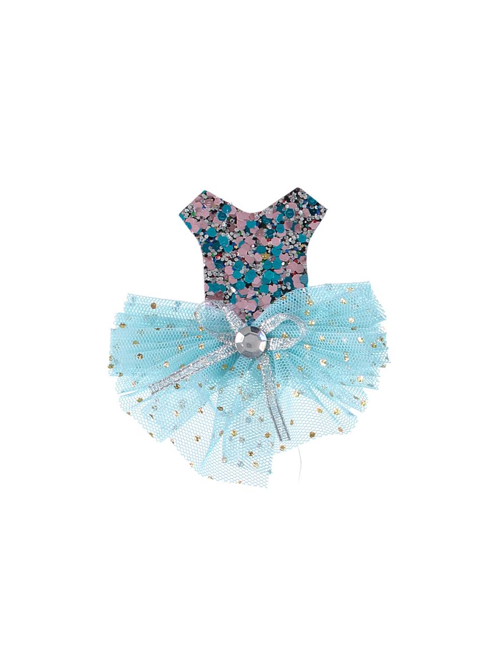 Stylin Girls Sequin Tulle Ballet Clip Barrette