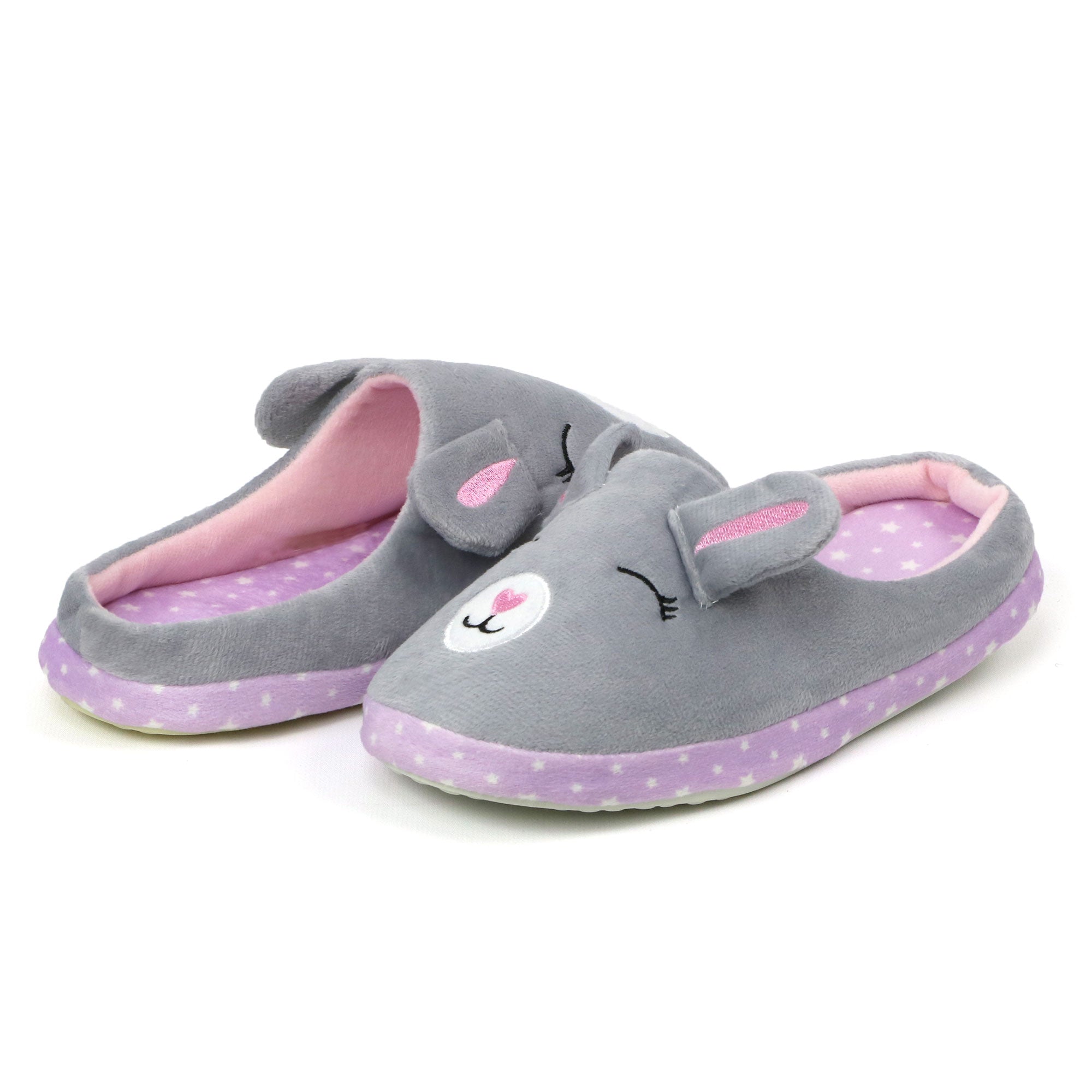 Delias Girl Plush Slip On Animal Slippers