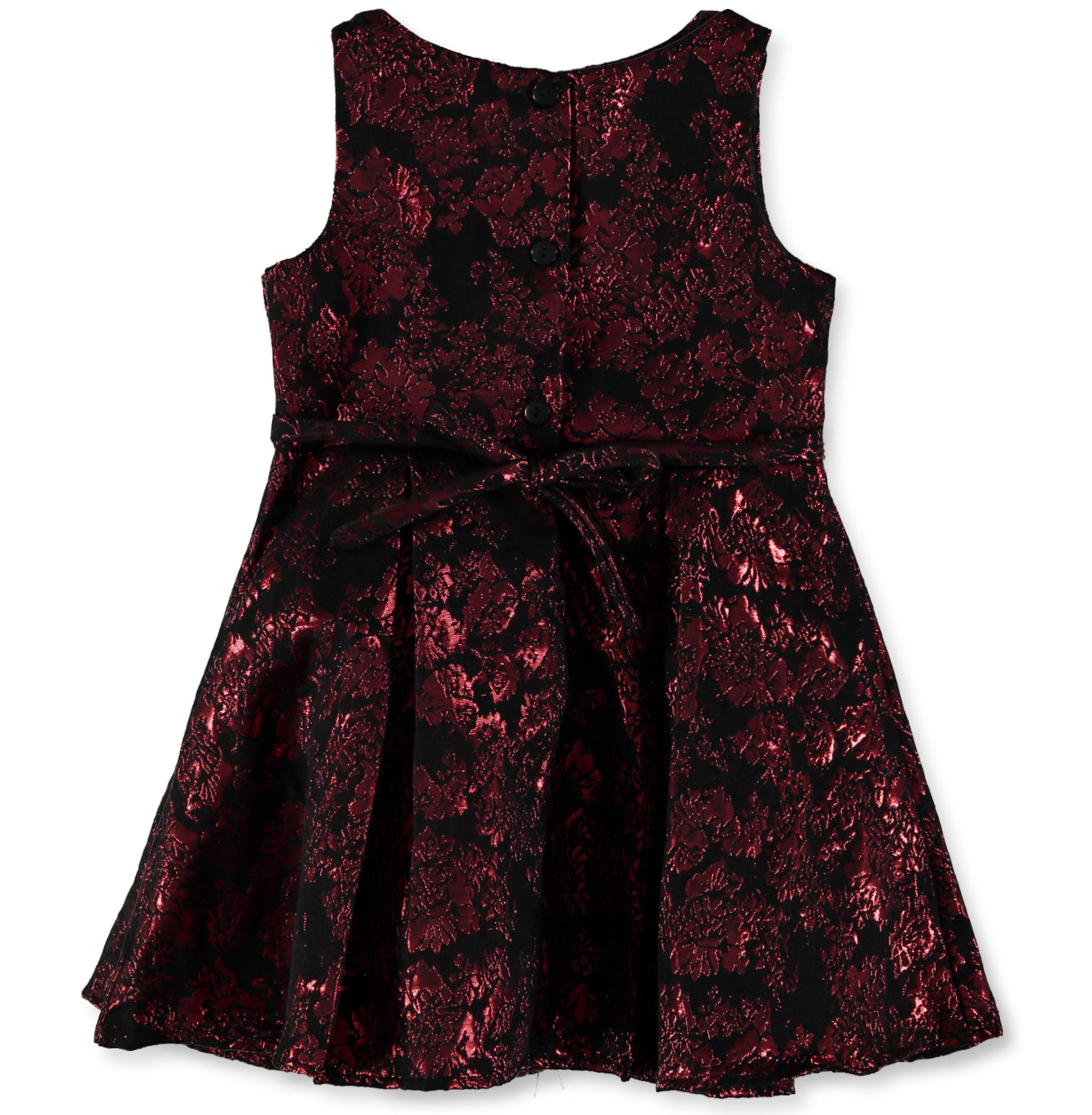 Youngland Girls 4-6X Shrug Floral Jacquard Dress