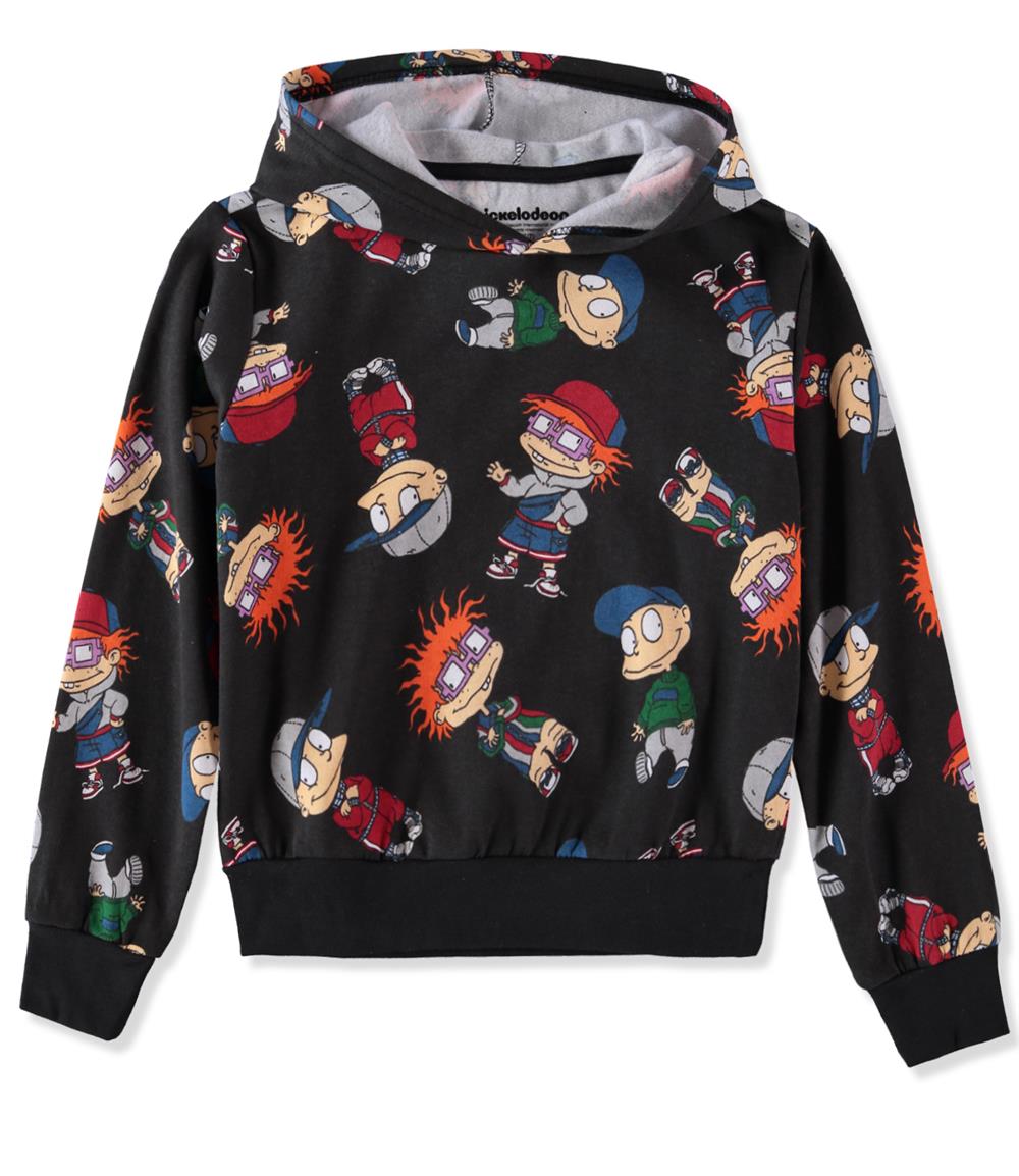 Nickelodeon Kids 4-20 Rugrats All Over Print Pullover Hoodie