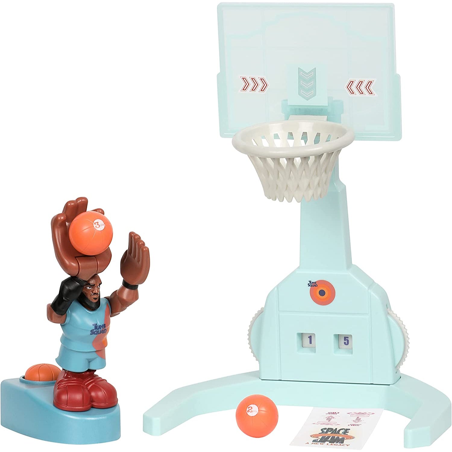 Moose Toys Space Jam: A New Legacy - Super Shoot & Dunk Playset with Lebron Figure