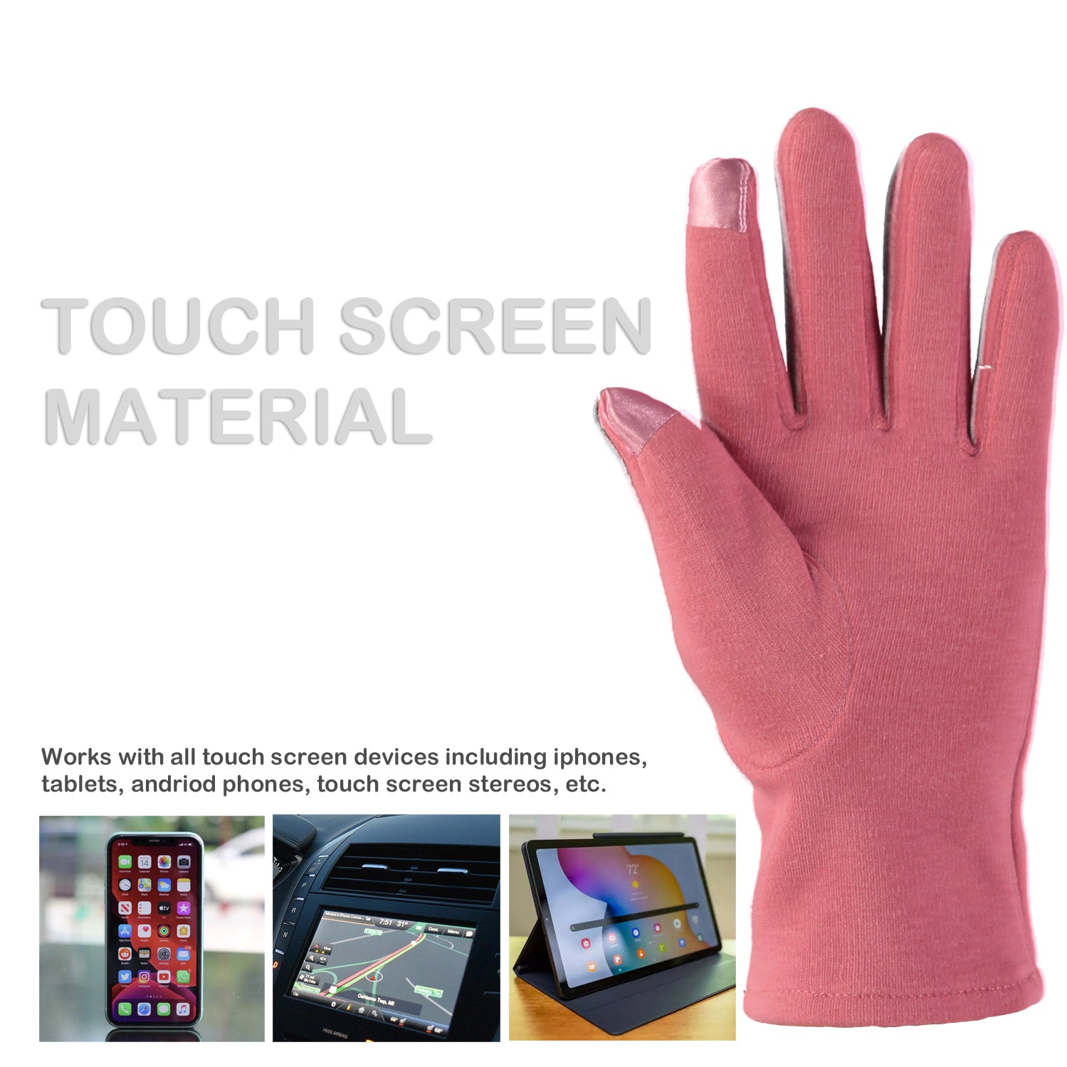 Connex Gear Womens Smart Touch Dress Gloves