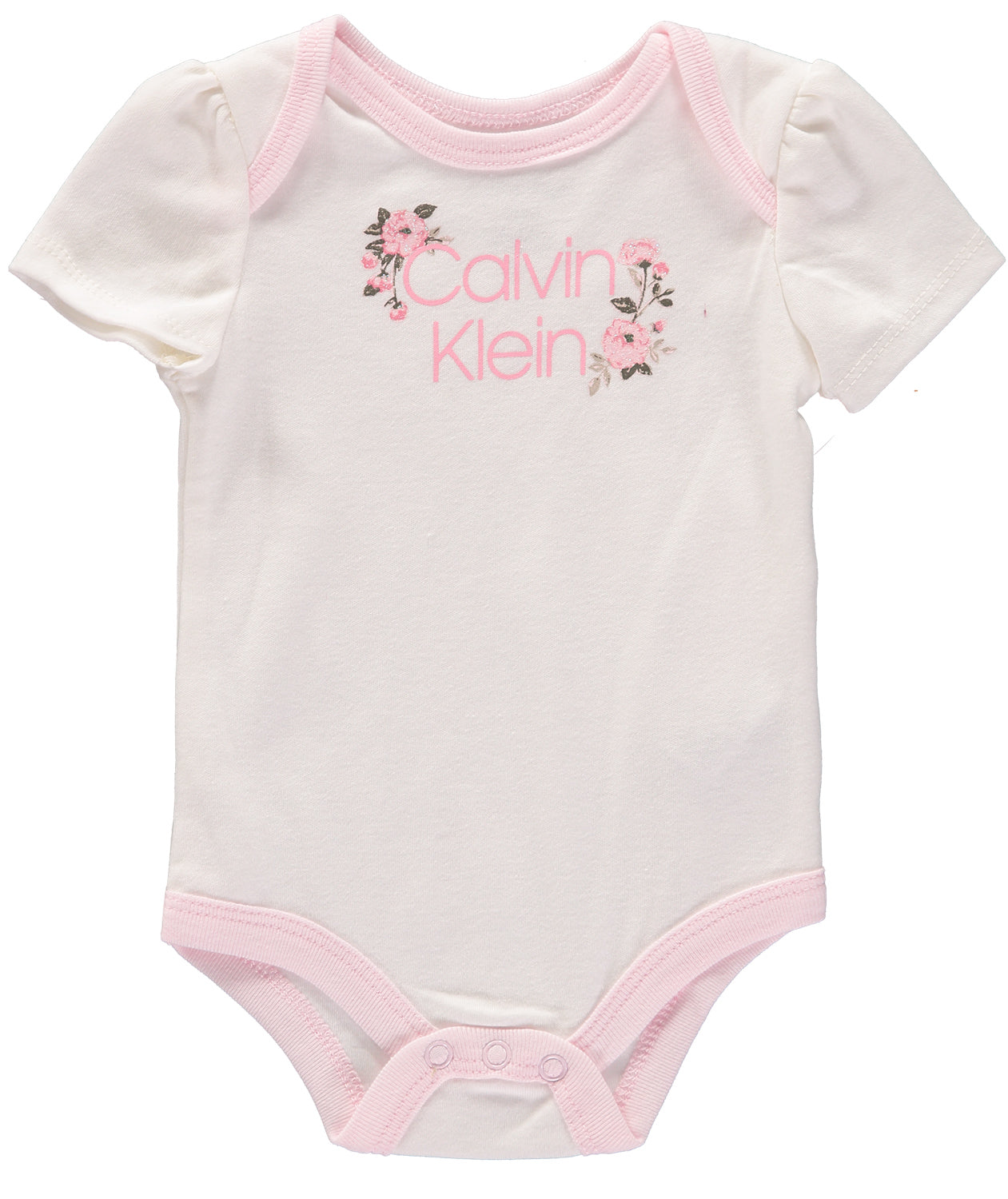 Calvin Klein Girls 0-9 Months 3-Piece Floral Jacket Set