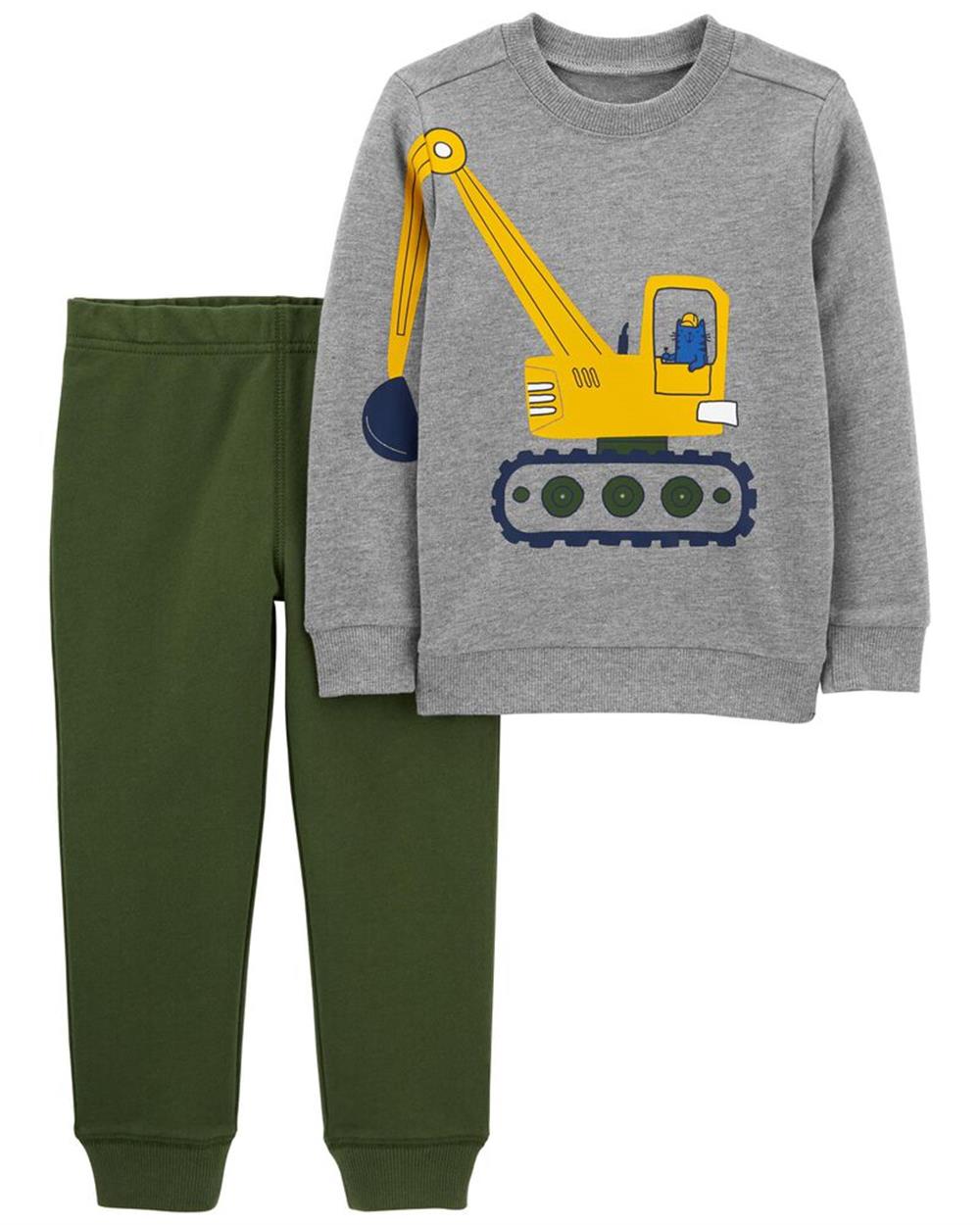 Carters 2-Piece Construction Tee & Jogger Set