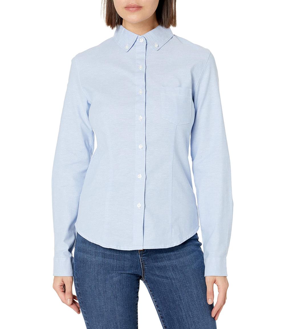 Lee Uniforms Juniors 8-20 Stretch Oxford Blouse