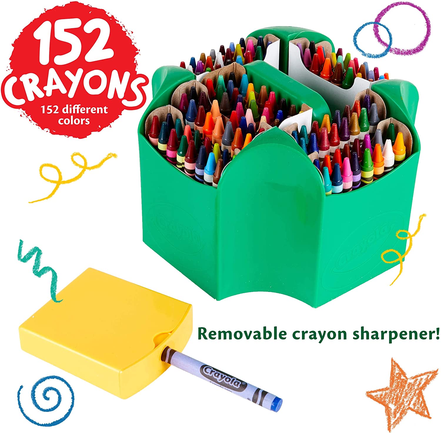 Crayola Ultimate Crayon Case - 152 Piece