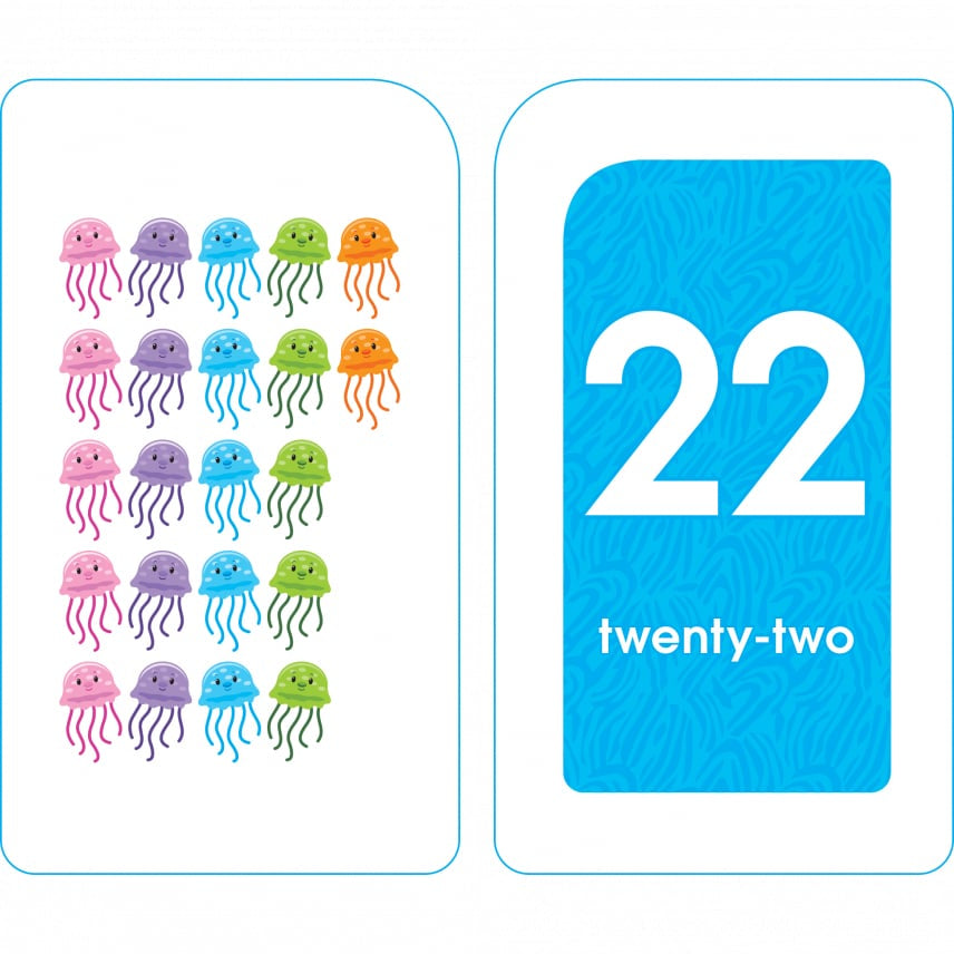 School Zone Numbers 0-25 Flash Cards