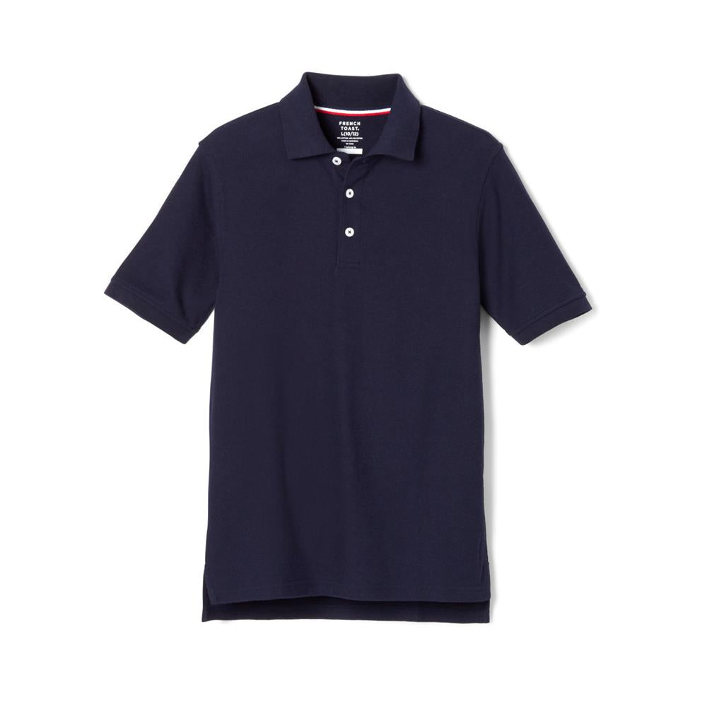 French Toast Boys Husky Short-Sleeve Pique Polo Shirt