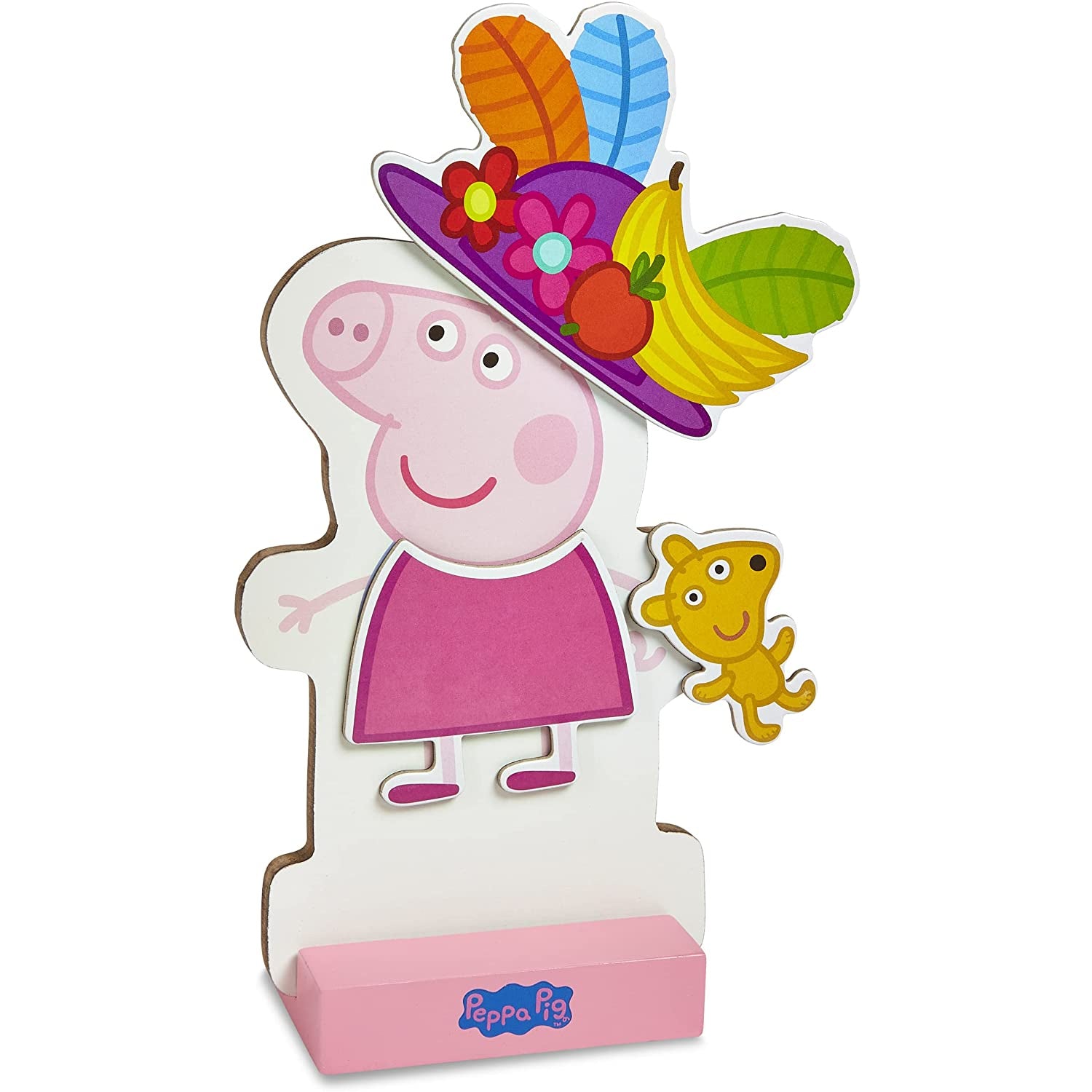 Peppa Pig Magnetic Wood Dress Up Puzzle