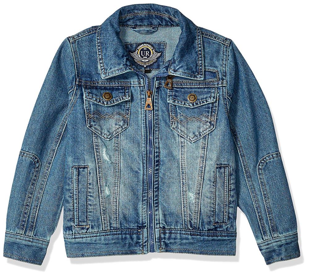 Urban Republic Boys 2T-4T 5 Pocket Denim Jacket