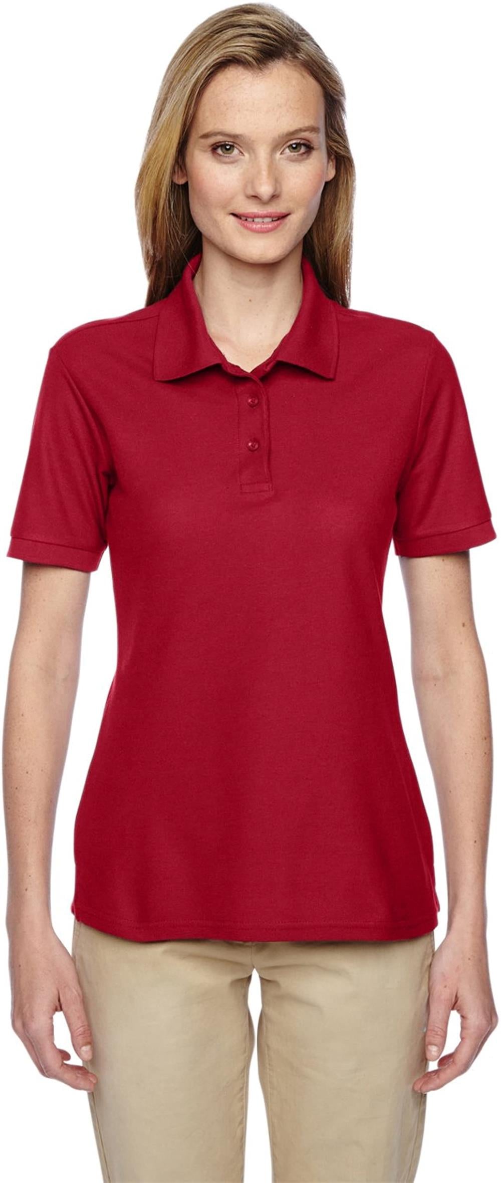 Jerzees Womens Short Sleeve Easy Care Polo Shirt