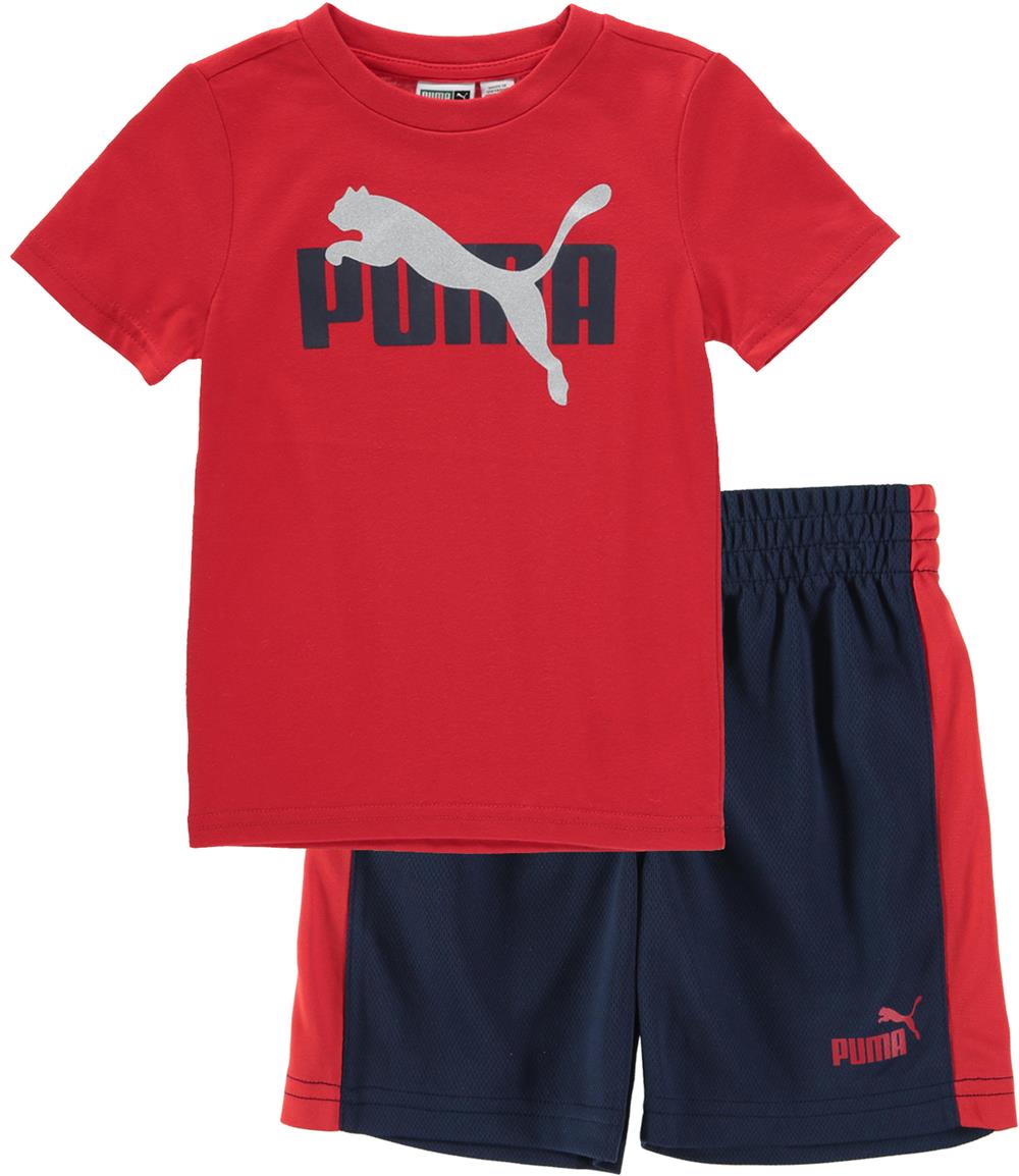 PUMA Boys 2T-4T T-Shirt Short Set