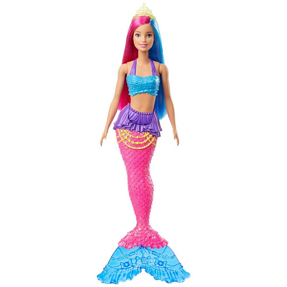 Mattel Barbie Dreamtopia Mermaid Doll, 12-inch, Pink and Blue Hair