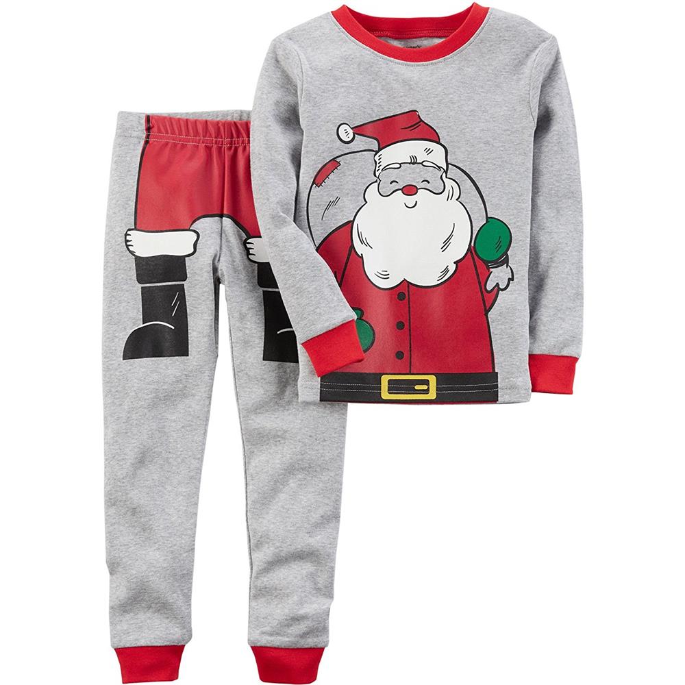 Carter's Boys 12-24 Months Christmas Santa Cotton Pajama Set