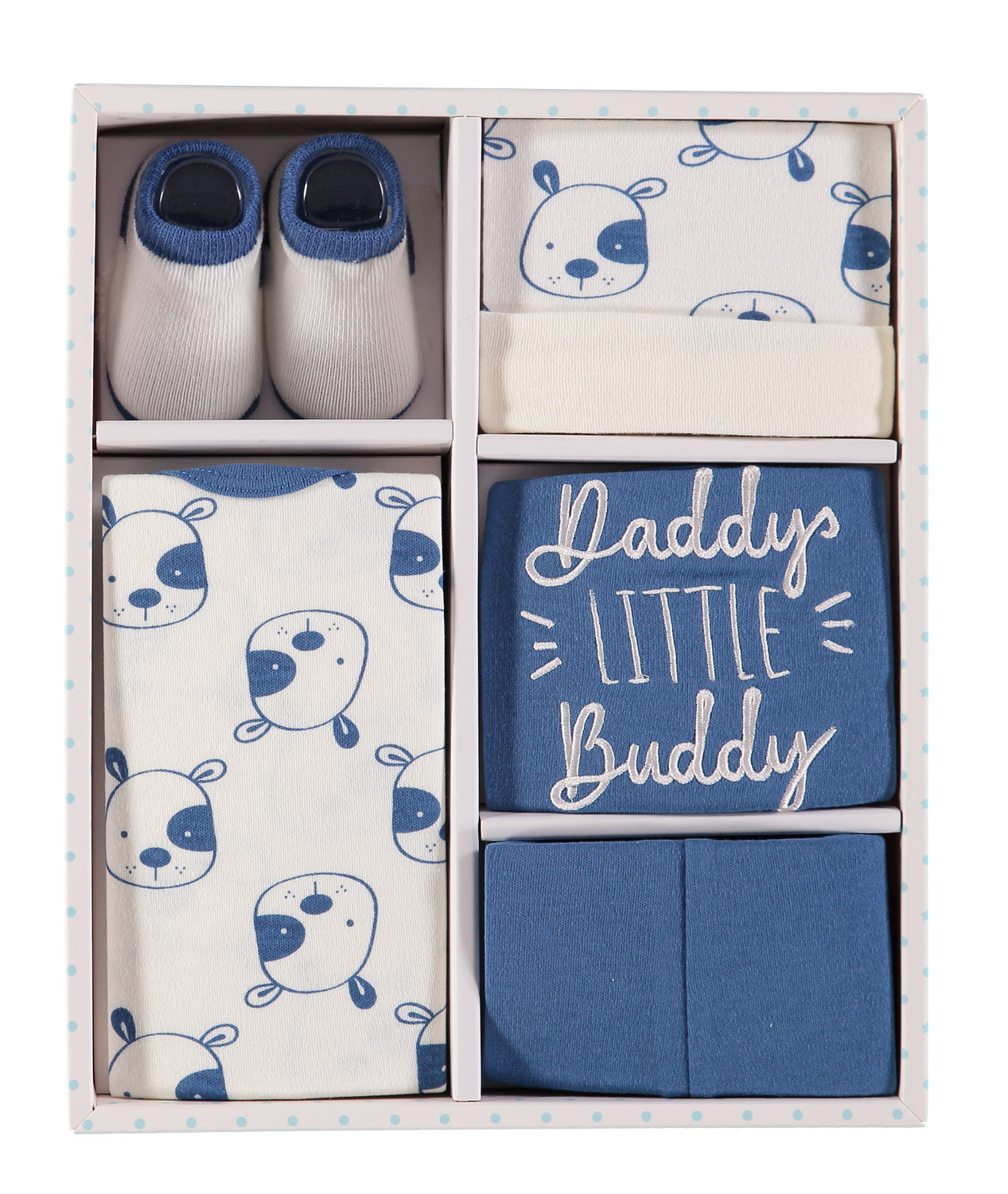 Rene Rofe Baby Boys and Baby Girls 0-9 Months 5-Piece Gift Box Set