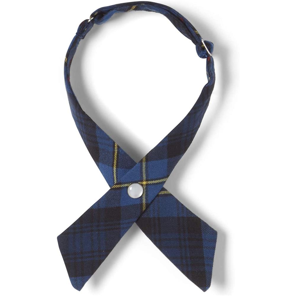 French Toast Girls Adjustable Plaid Cross Tie