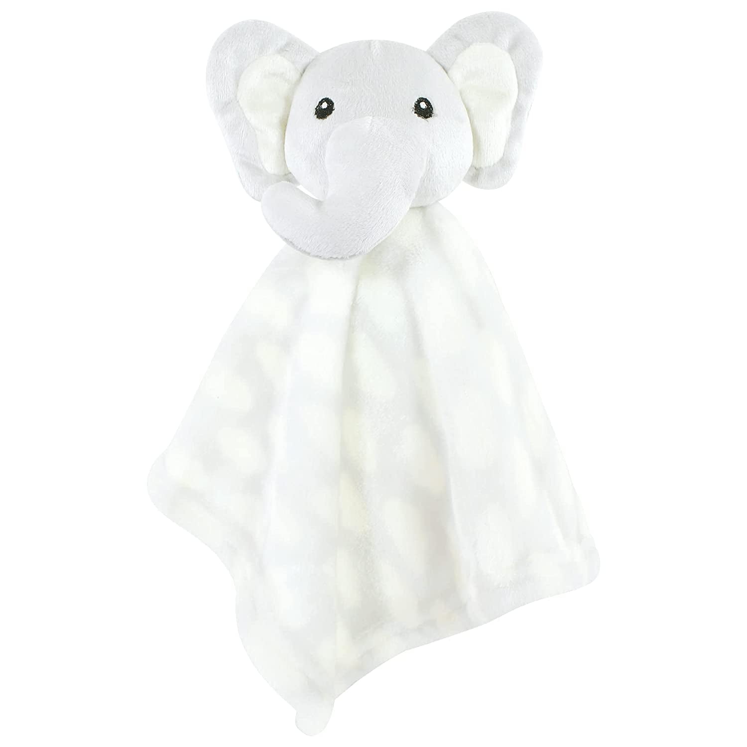 Hudson Baby Baby Plush Blanket with Security Blanket, Elephant Cloud, One Size