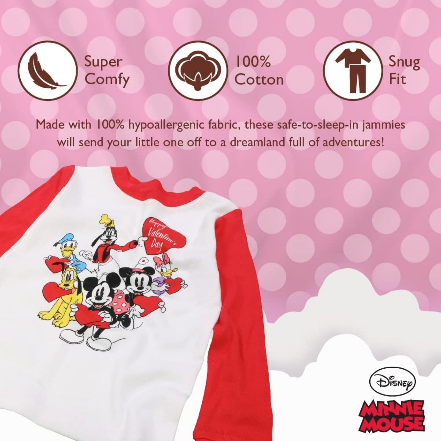 Disney 2T-4T Mickey Mouse Pajama Set