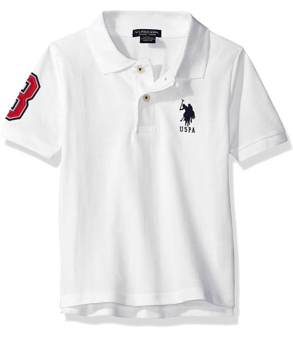 U.S. Polo Assn. Boys 8-20 Short-Sleeve Classic Polo Shirt with Big Pony Applique