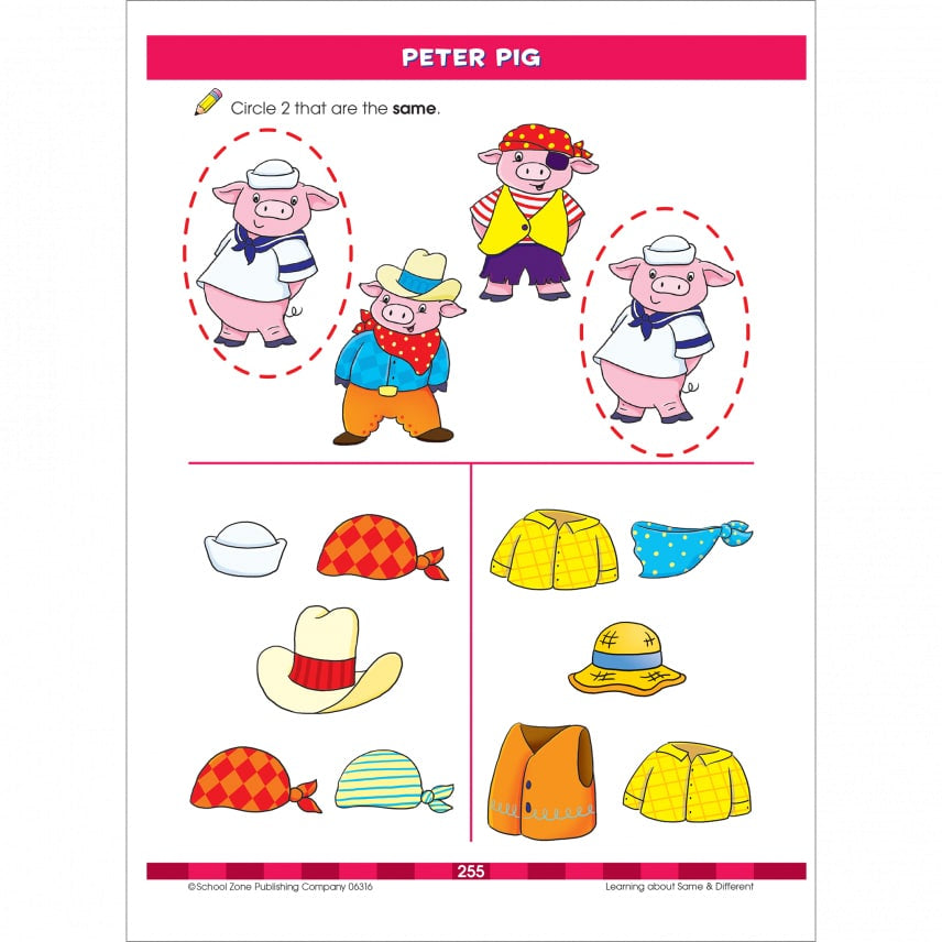 School Zone Big Kindergarten Workbook