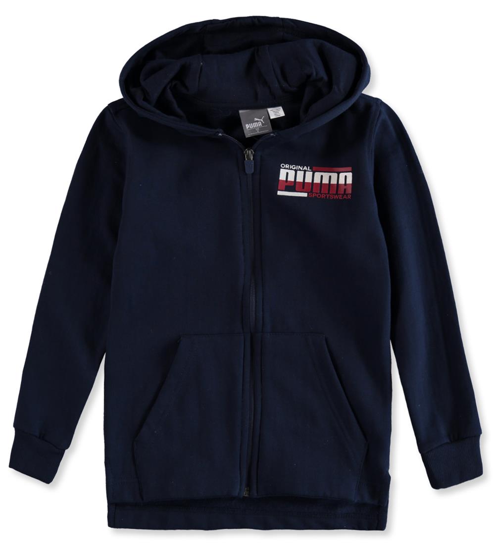 PUMA Boys Zip Up Hooded Sweatshirt