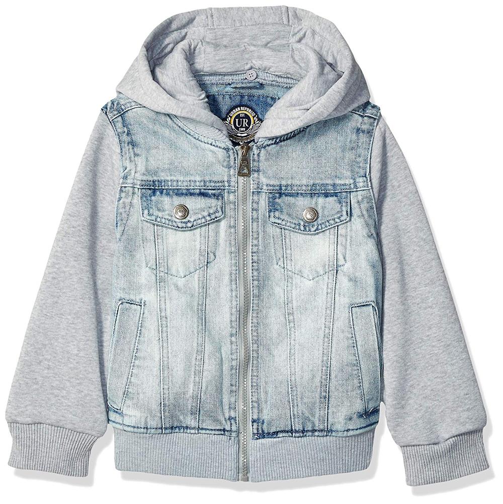 Urban Republic Boys 2T-4T Denim Bomber Jacket