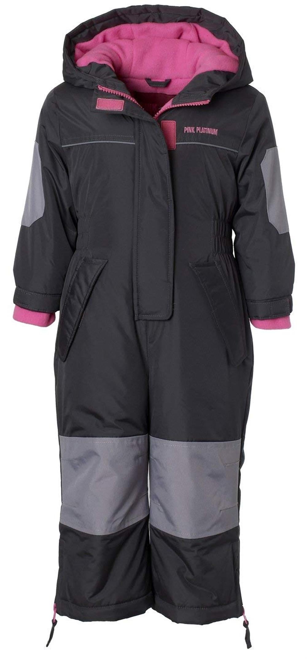 Pink Platinum Girls 4-6X Snowmobile Snowsuit