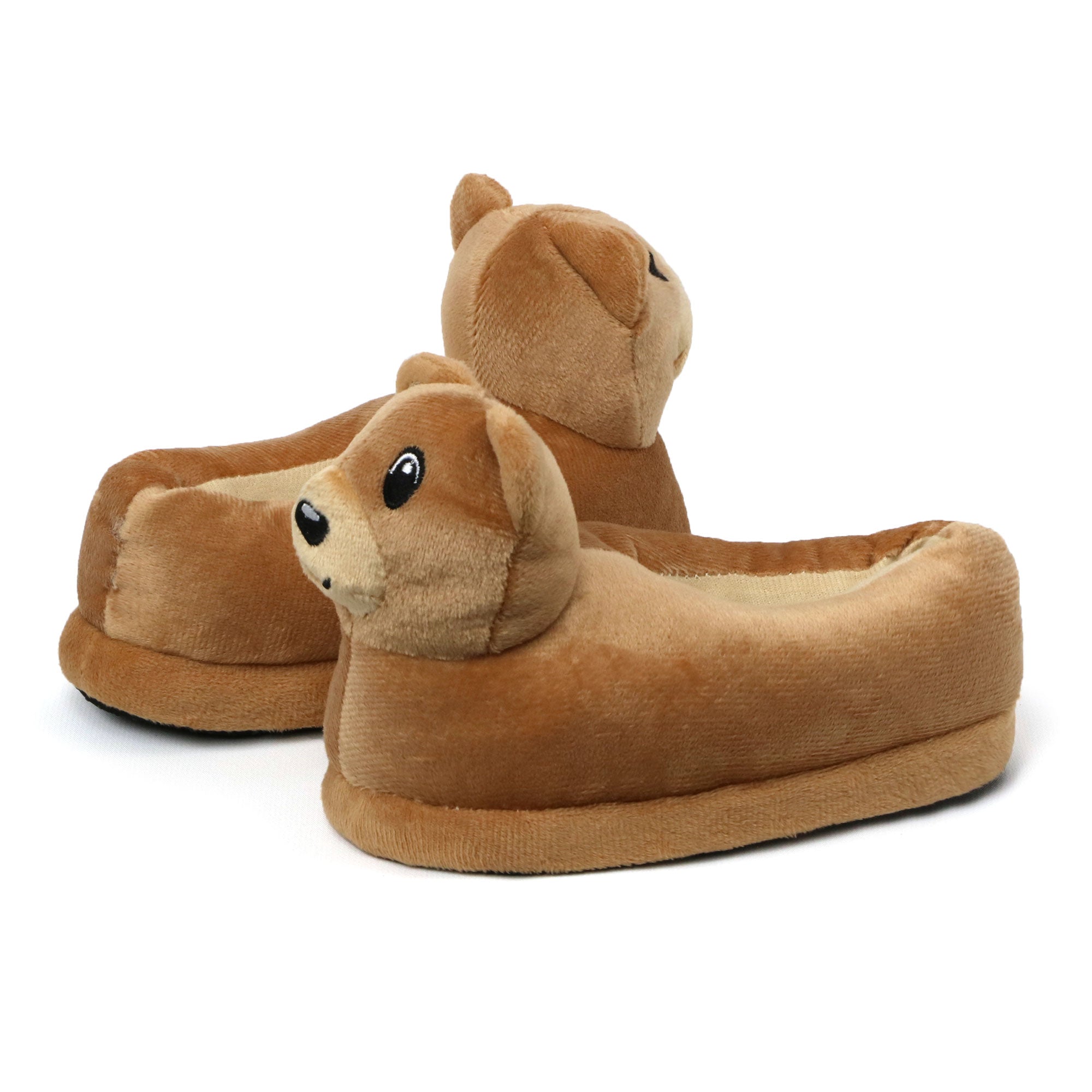 Zac & Evan Boys 2T-4T Animal Plush Slipper