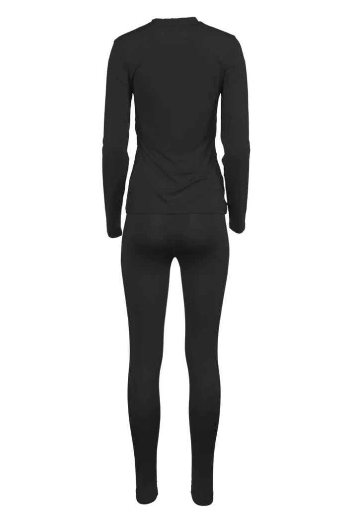 Nautica Womens Long Sleeve Thermal Base Layer Set