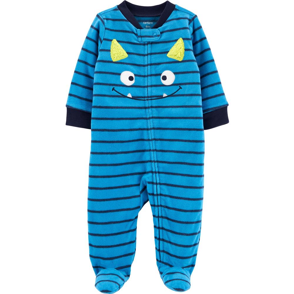 Carters Boys 0-9 Months Monster Microfleece Sleep and Play