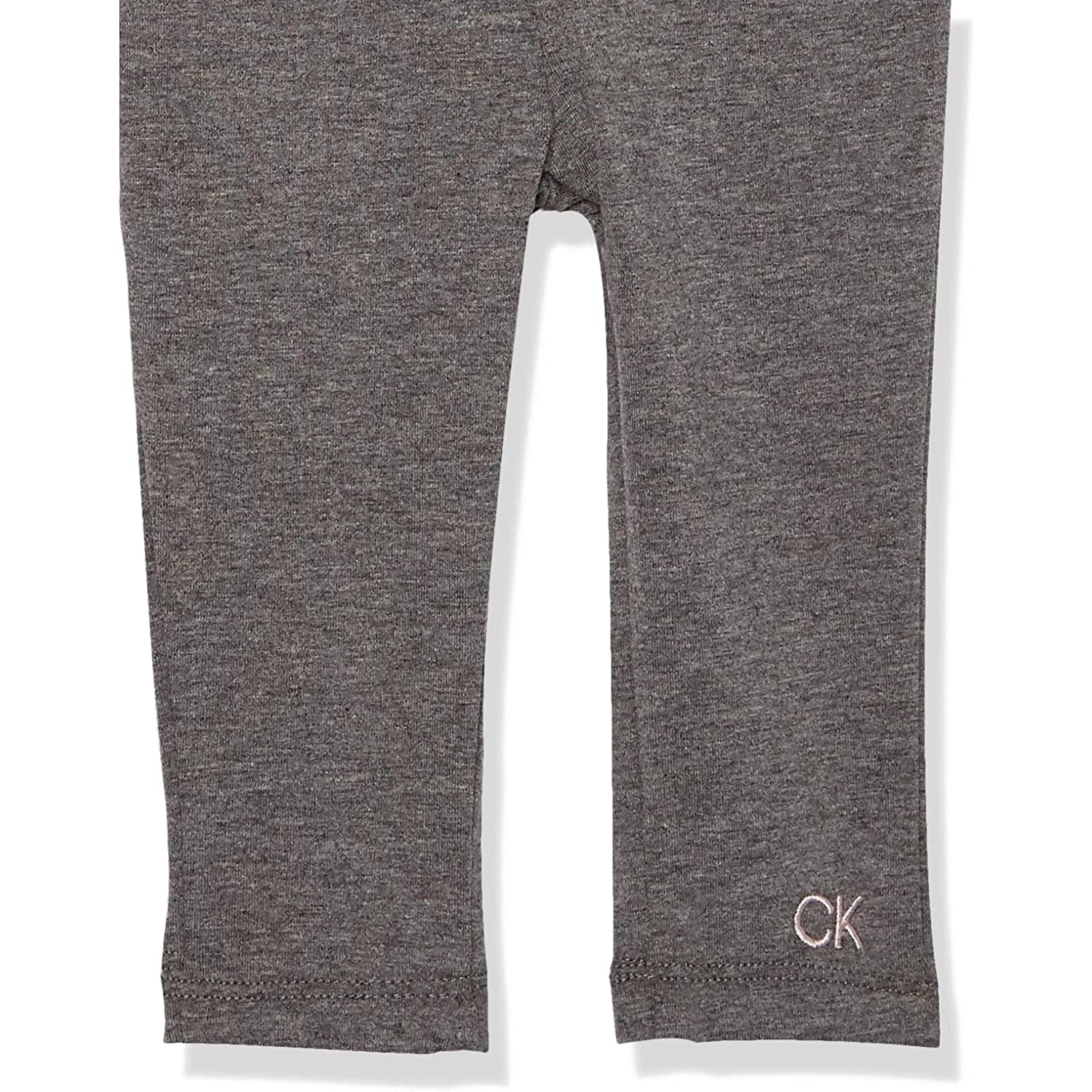 Calvin Klein Girls 4-6X Faux Fur Logo Legging Set