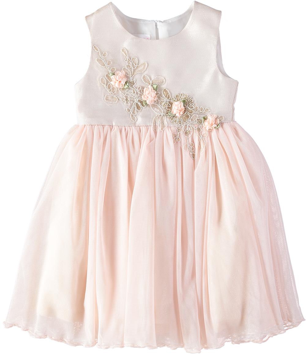 Bonnie Jean Girls 0-9 Months Rosette Floral Tulle Dress