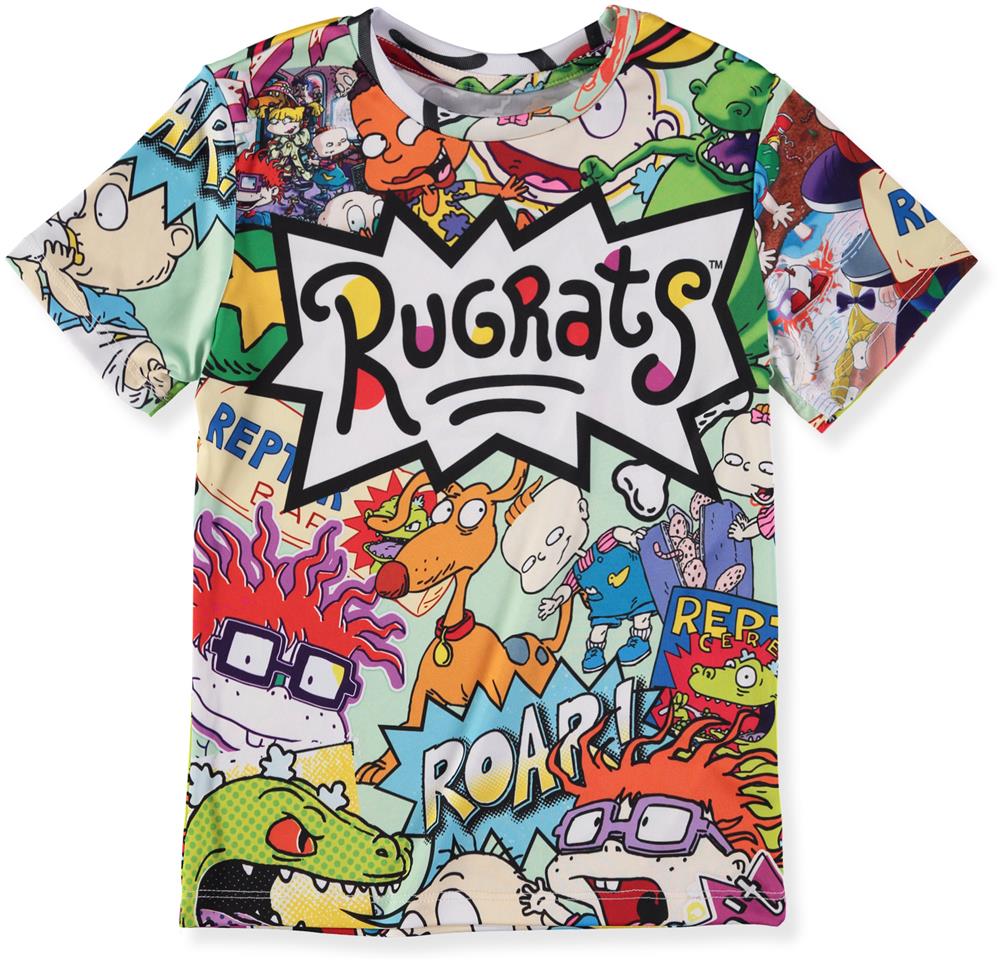 Nickelodeon Boys 4-20 Rugrats Short Sleeve Sublimation T-Shirt