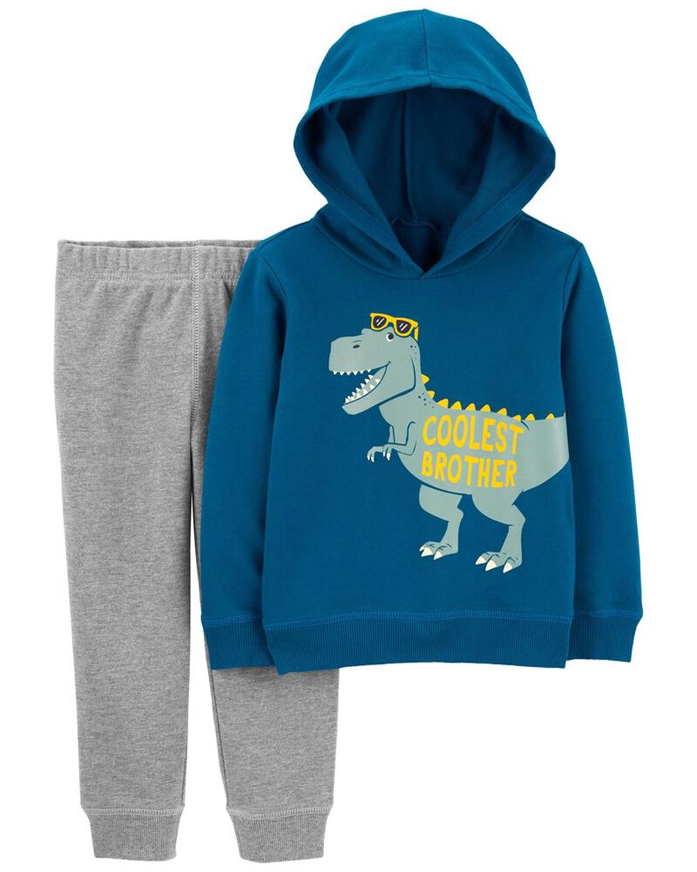 Carters 2-Piece Dinosaur Hoodie & Jogger Set