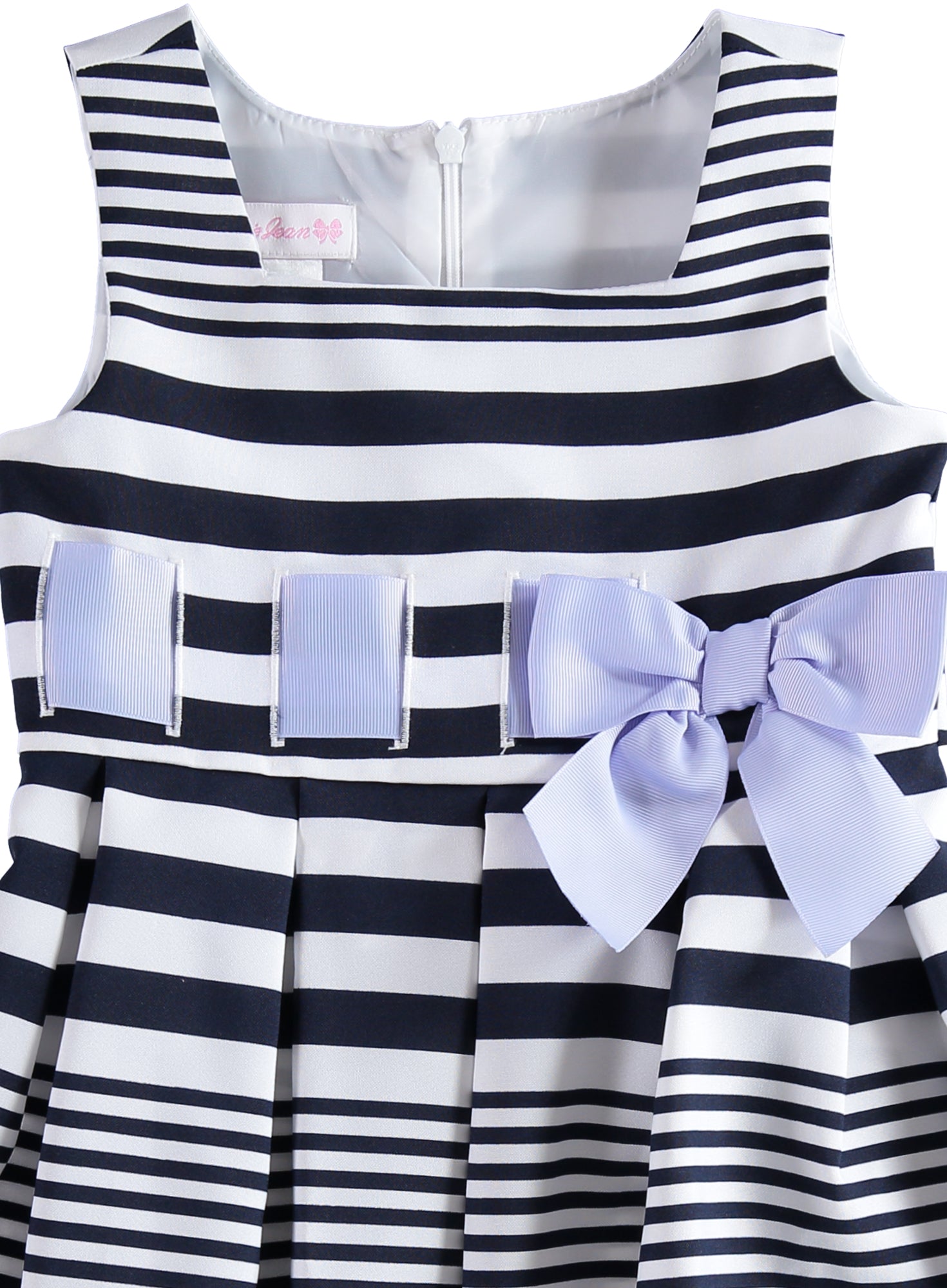 Bonnie Jean Girls 4-6X Stripe Nautical Dress