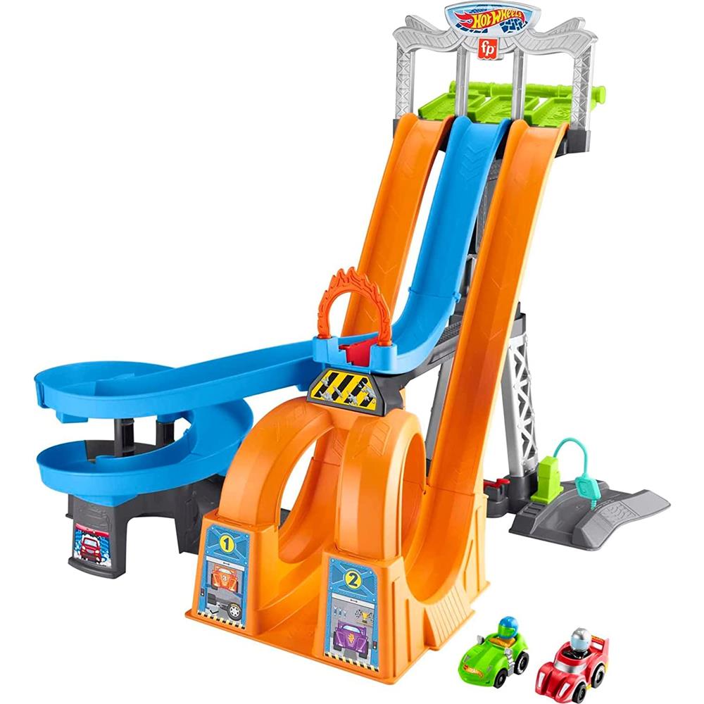 Fisher Price Hot Wheels Racing Loops Tower By Little People